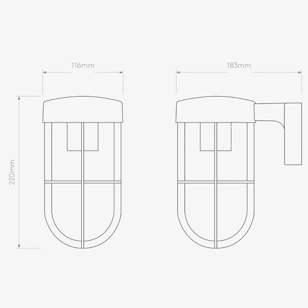 Interior Wall Light / Sconce Cabin Wall Light