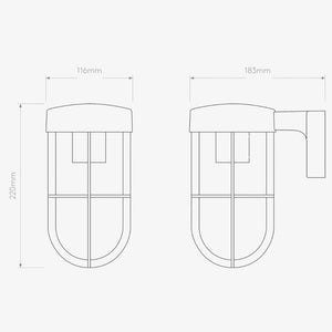 Interior Wall Light / Sconce Cabin Wall Light