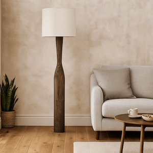 Floor Lamps Callum Timber Floor Lamp Base