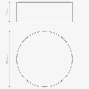 Interior Flush & Semi Flush Cambria 380 Ceiling Light