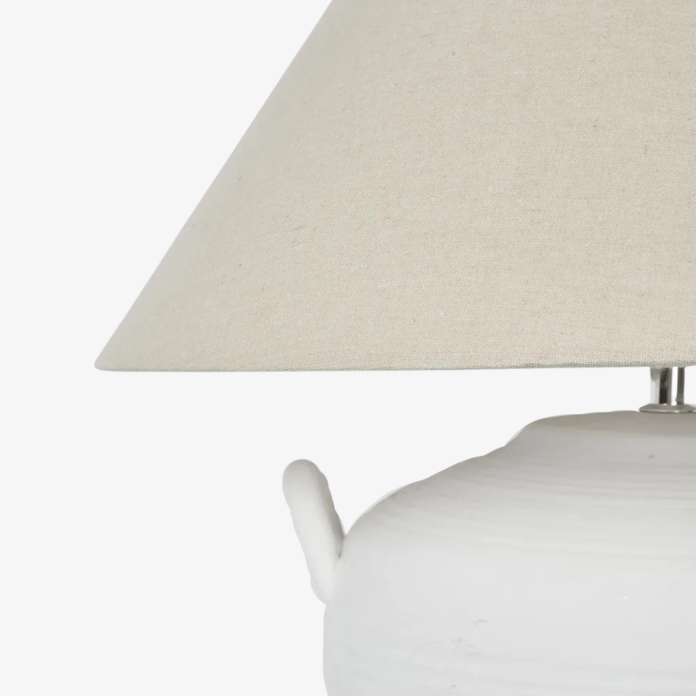 Table Lamps Camille White Table Lamp & Shade