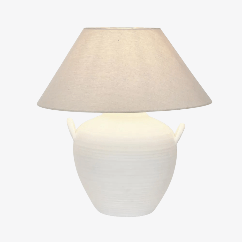 Table Lamps Camille White Table Lamp & Shade