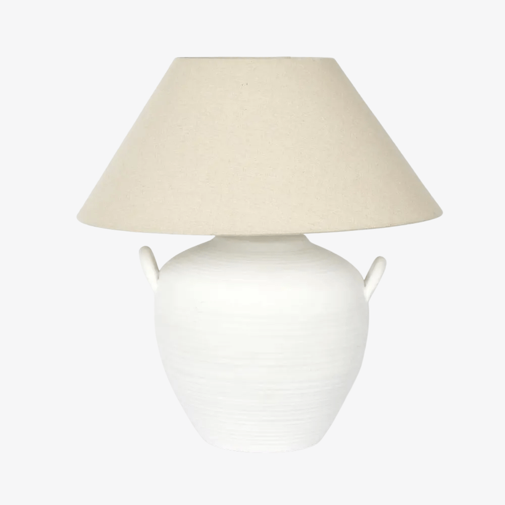 Table Lamps Camille White Table Lamp & Shade