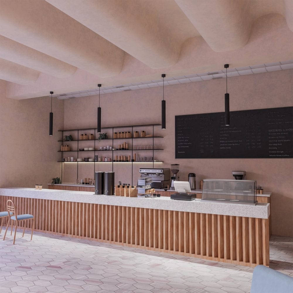 Interior Pendant Canary Fluted Pendant