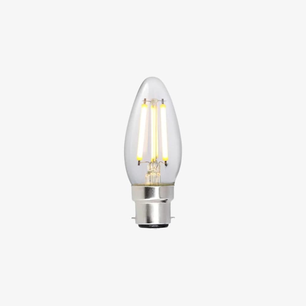 Globes Candle - B22 - 5.5W - Clear -2700K