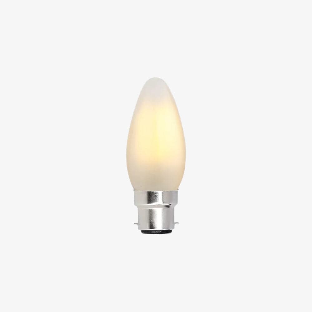 Globes Candle - B22 - 5.5W - Frost - 2700K