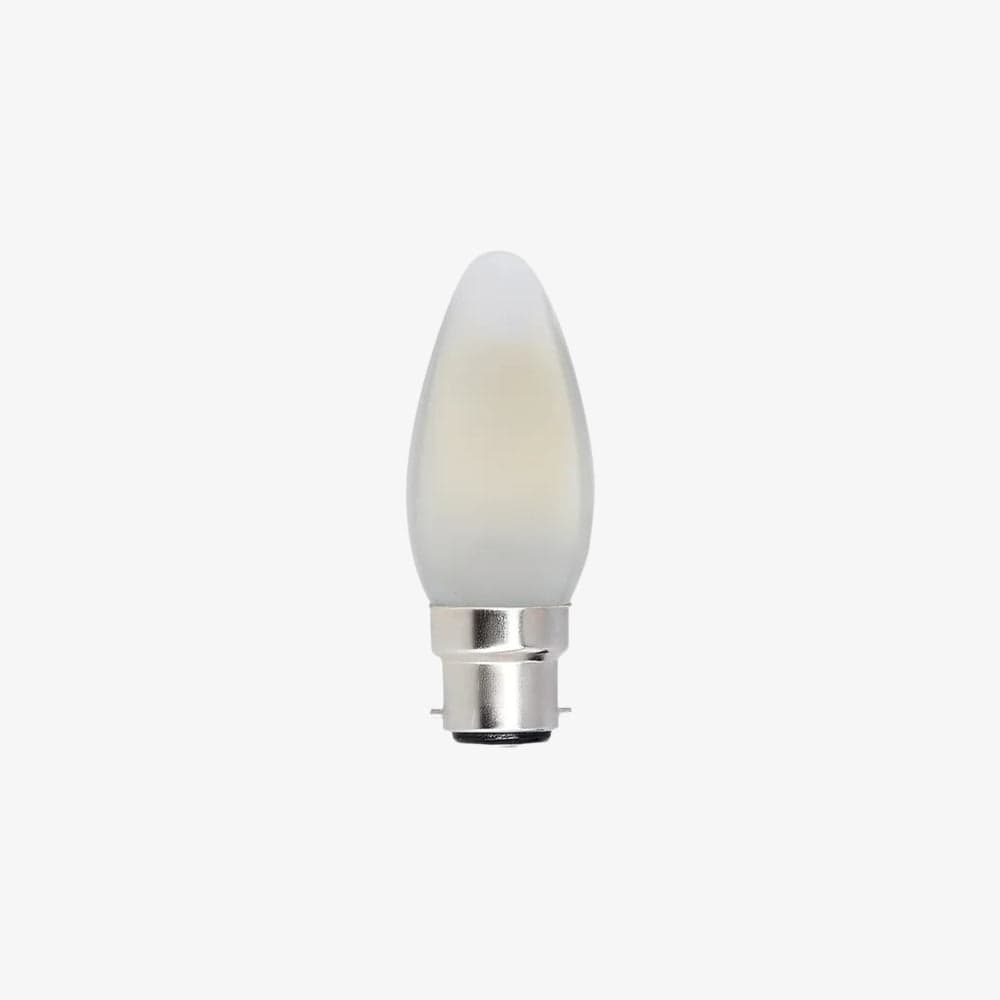 Globes Candle - B22 - 5.5W - Frost - 2700K