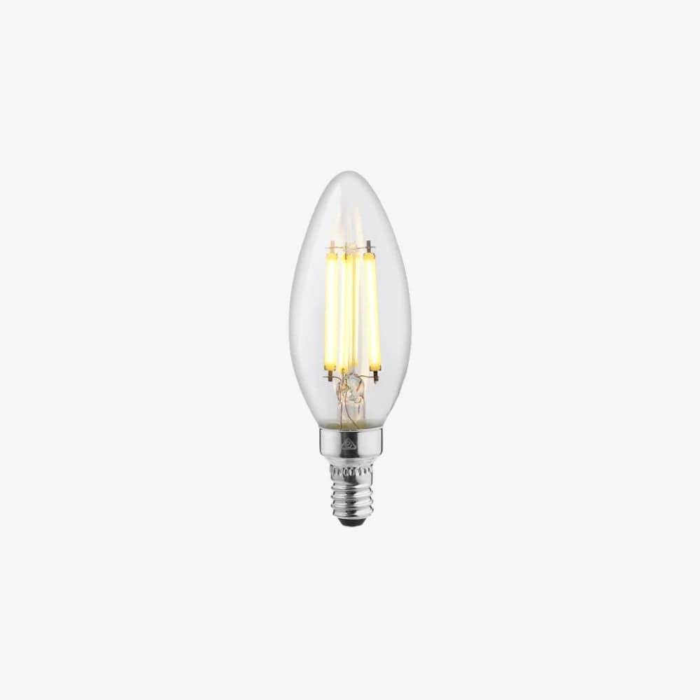 Globes Candle - E12 - 5.5W - Clear - 2700K