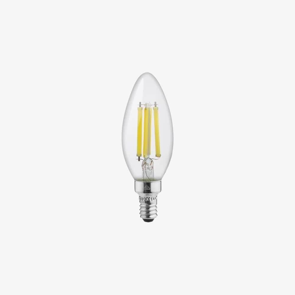 Globes Candle - E12 - 5.5W - Clear - 2700K