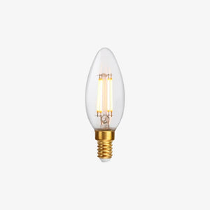 Globes Candle - E14 - 4W - Clear- 2200K