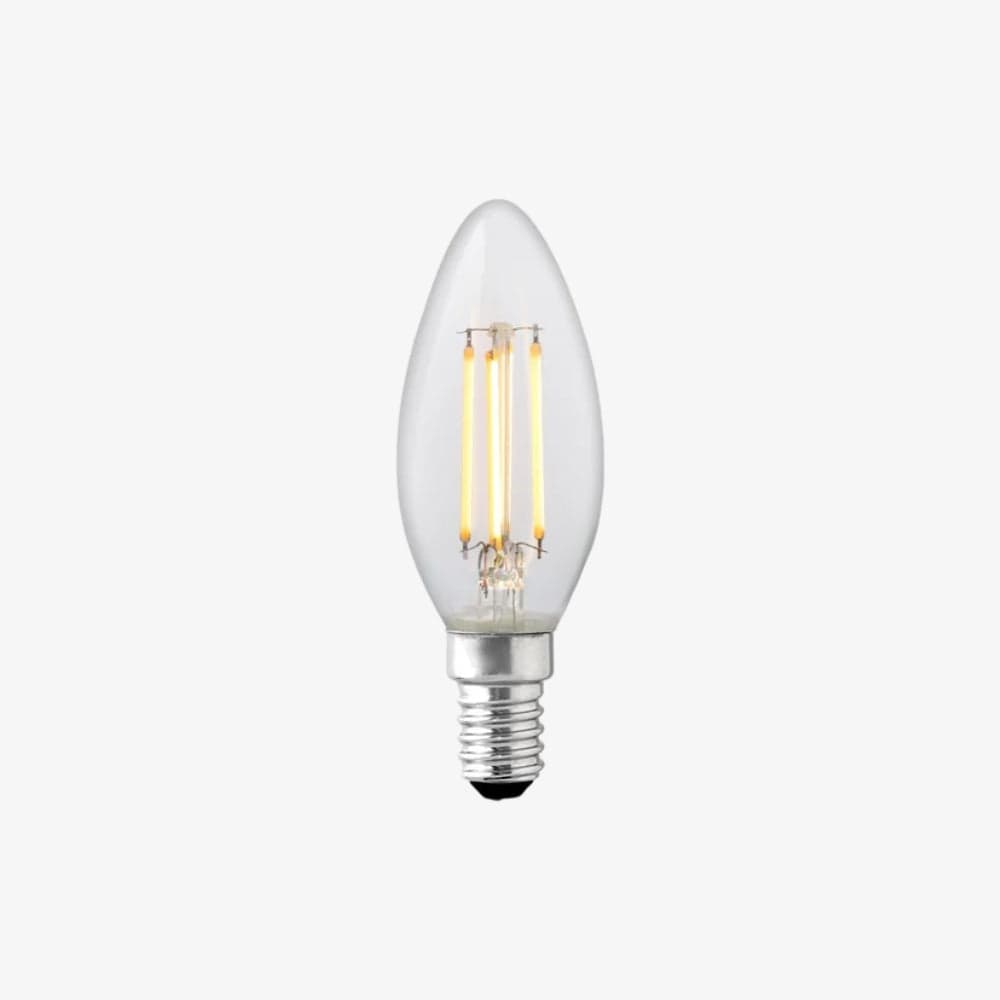 Globes Candle - E14 - 6W - Clear - 2700K