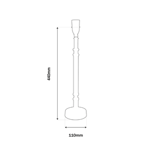 Table Lamps Candle Table Lamp - Base Only