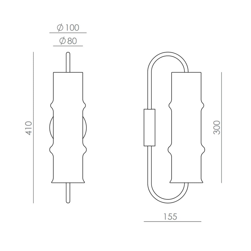 Interior Wall Light / Sconce Canna Wall Light