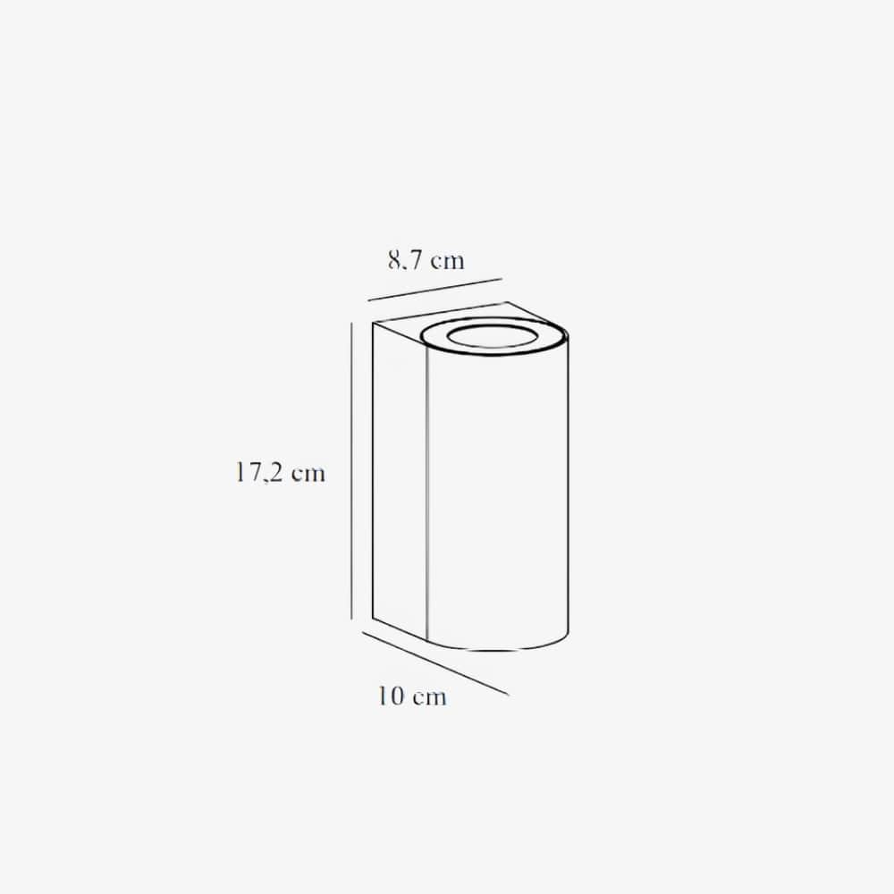 Exterior Wall Light Canto Maxi 2 Wall Light