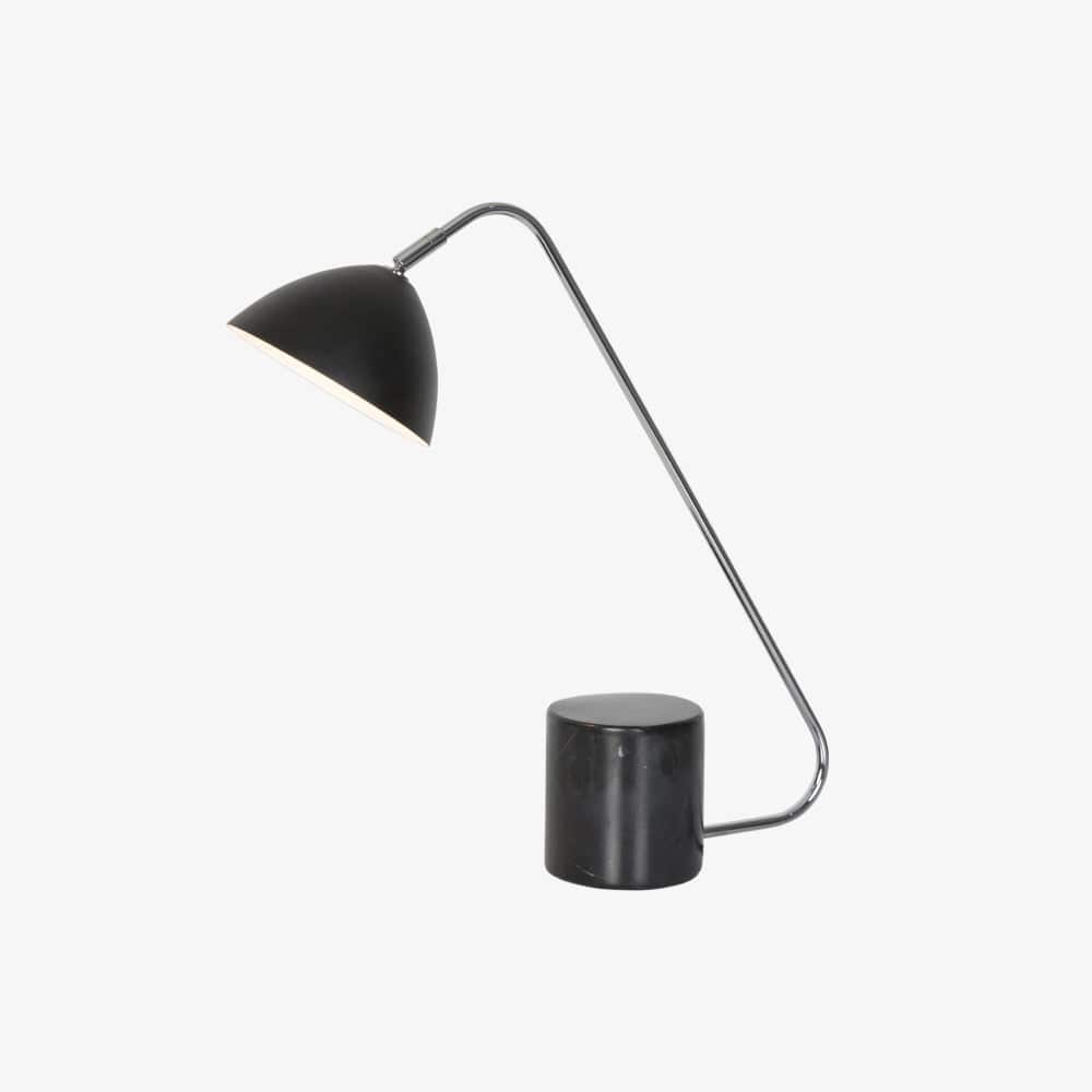 Table Lamps Capri Black Marble Table Lamp