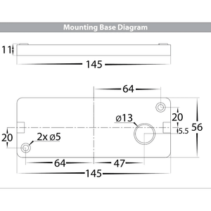 Exterior Wall Light Cara Wide Up & Down Wall Light