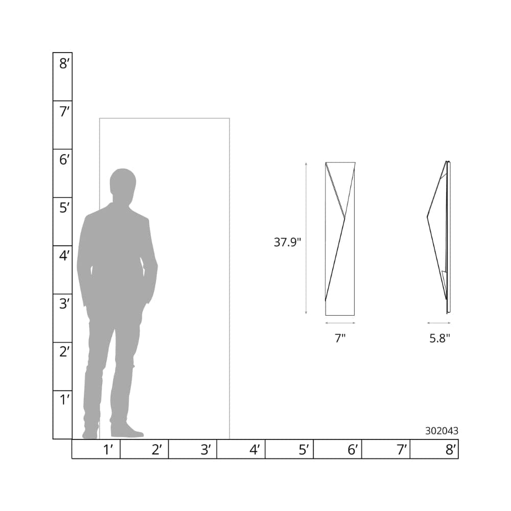 Exterior Wall Light Carbon Medium Outdoor Sconce