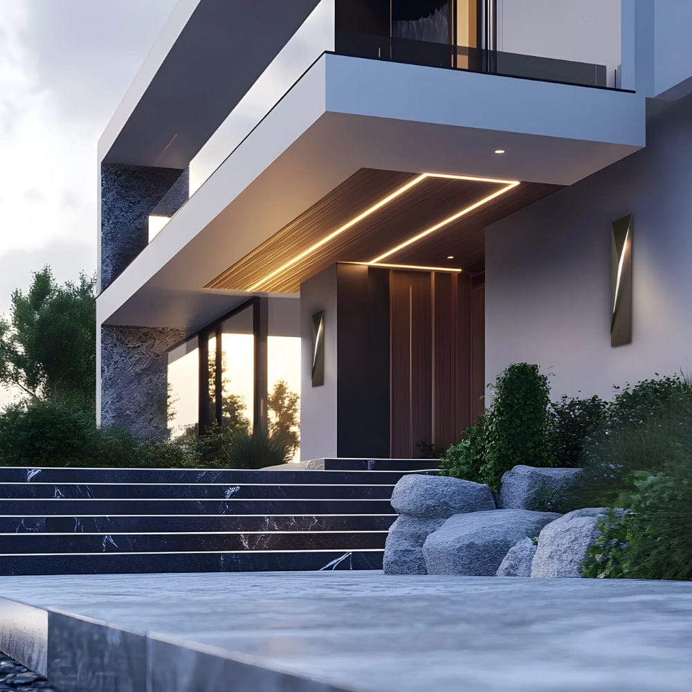 Exterior Wall Light Carbon Medium Outdoor Sconce