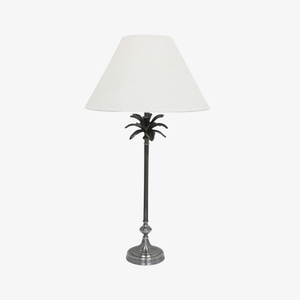 Table Lamps Caribbean Tall Palm Lamp Base - Silver