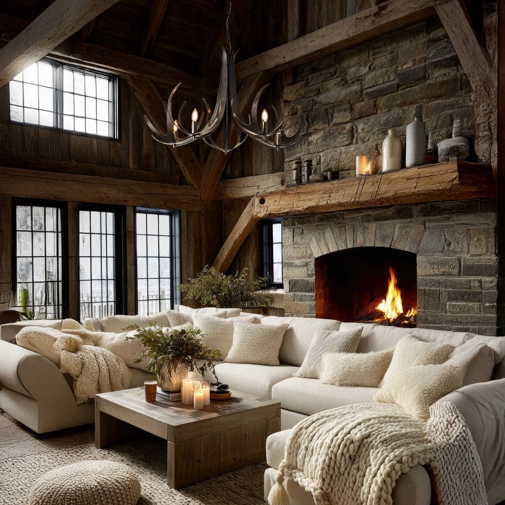 Interior Pendant Caribou 5 Light Chandelier