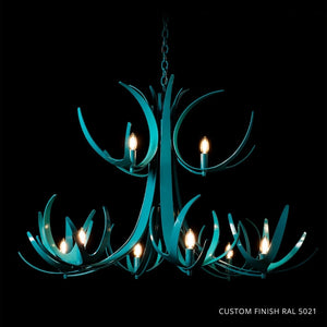 Interior Pendant Caribou 9 Light Tiered Chandelier