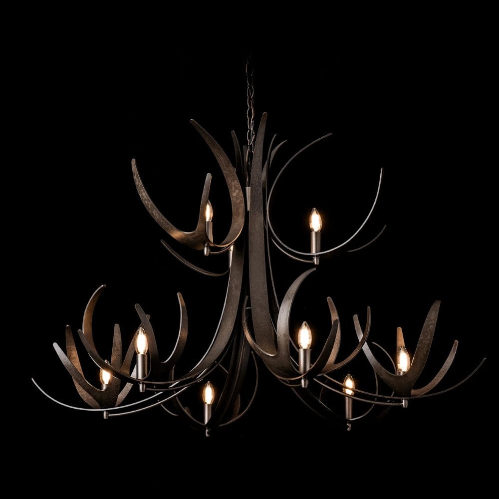 Interior Pendant Caribou 9 Light Tiered Chandelier