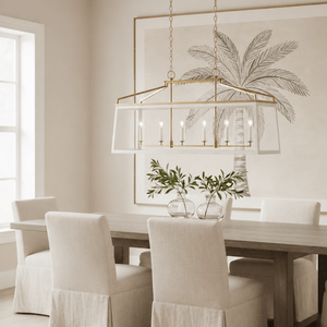 Linear Pendant Carlow Linear Lantern - Matte White CLEARANCE