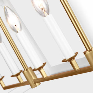 Linear Pendant Carlow Linear Lantern - Matte White CLEARANCE