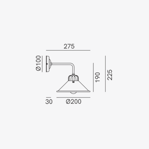 Interior Wall Light / Sconce Cascina Indoor Wall Light