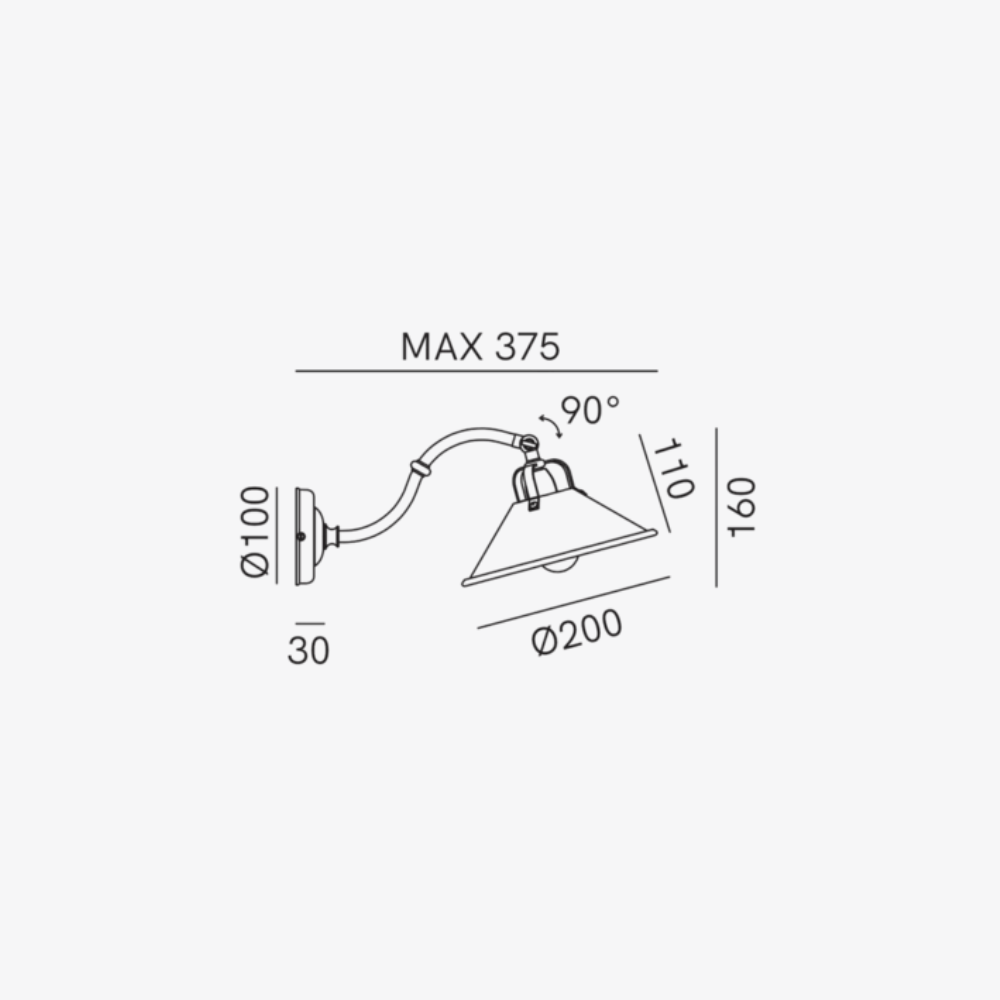 Interior Wall Light / Sconce Cascina Indoor Wall Light