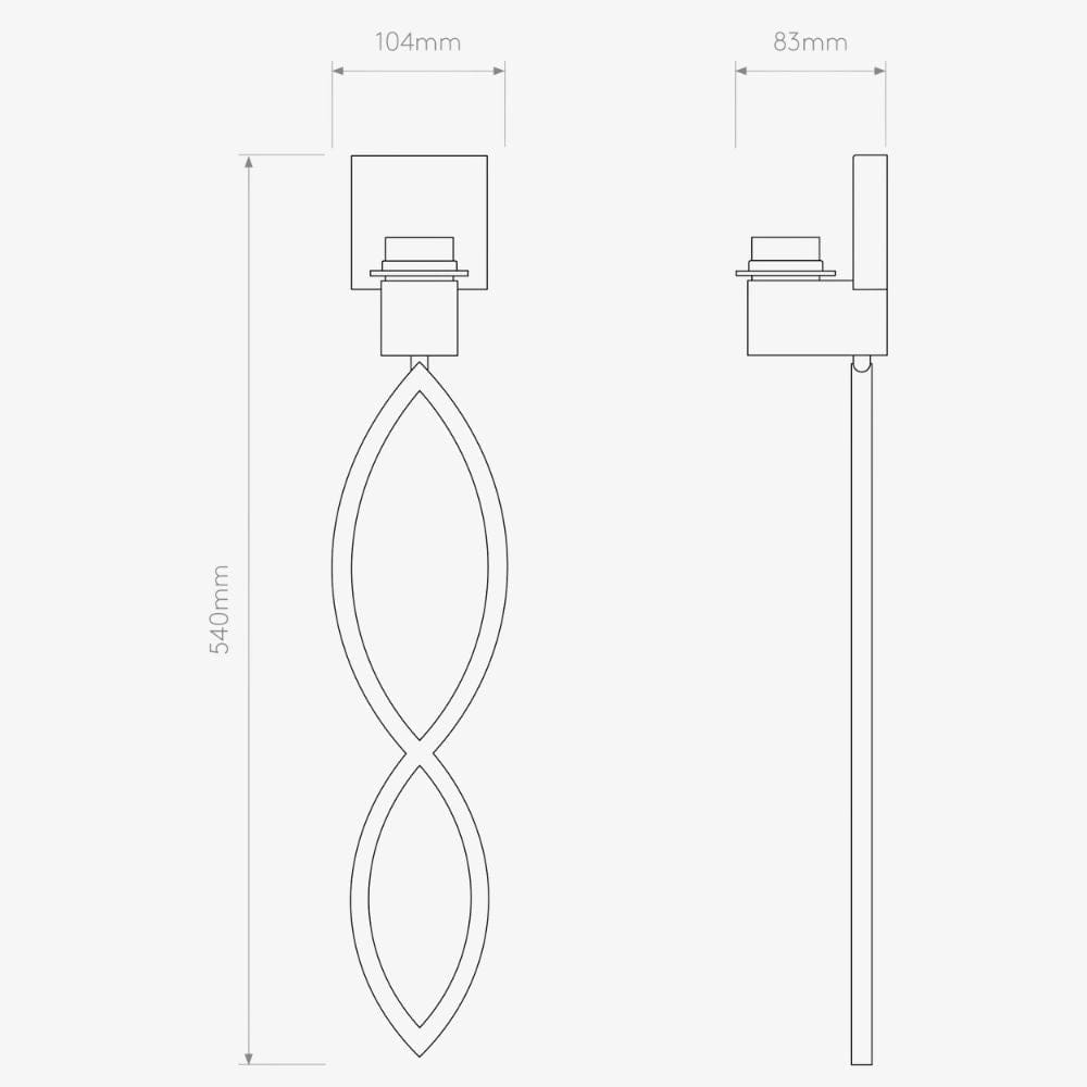 Interior Wall Light / Sconce Caserta Wall Light