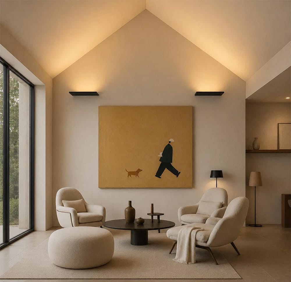 Interior Wall Light / Sconce Cast Wall Washer Dimmable