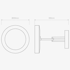 Interior Wall Light / Sconce Catena LED Mirror Light