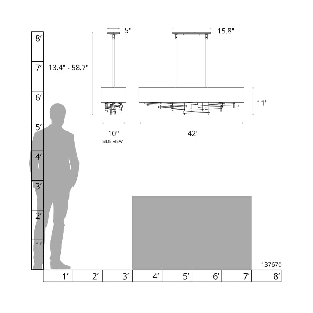 Linear Pendant Cavaletti Linear Pendant
