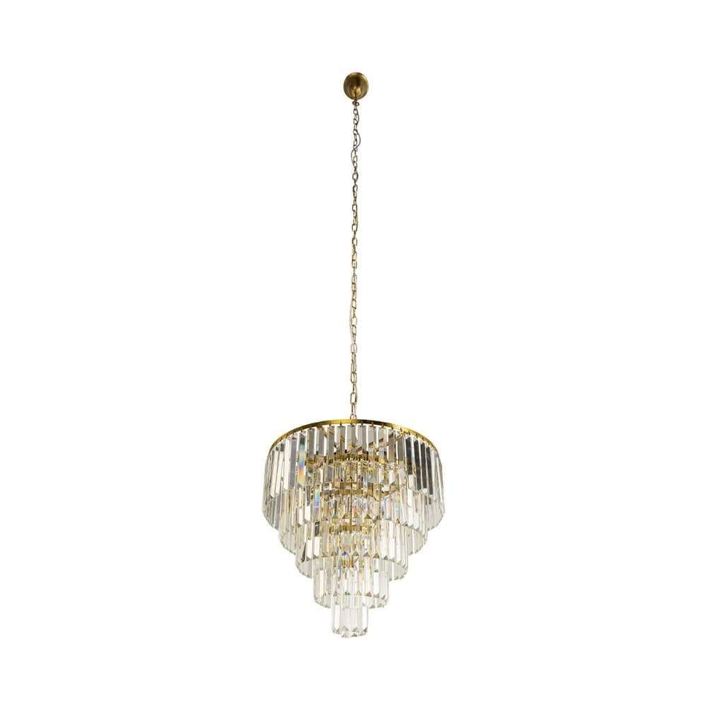 Chandelier Celestial Chandelier in Satin Brass