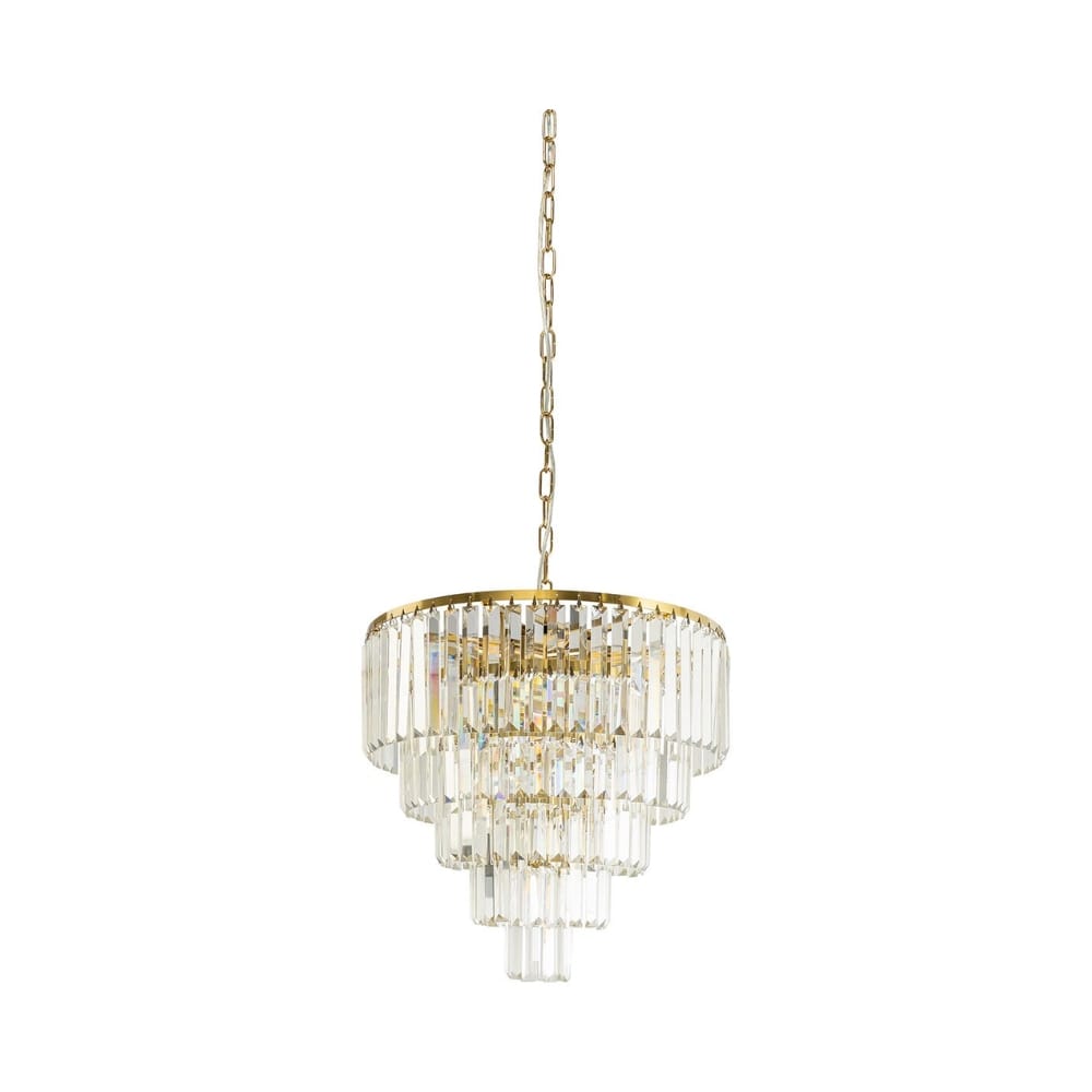 Chandelier Celestial Chandelier in Satin Brass