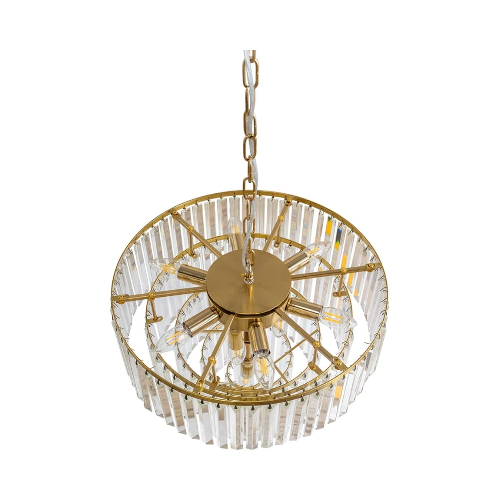 Chandelier Celestial Chandelier in Satin Brass