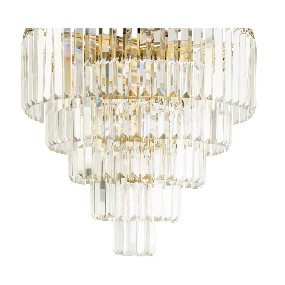Chandelier Celestial Chandelier in Satin Brass