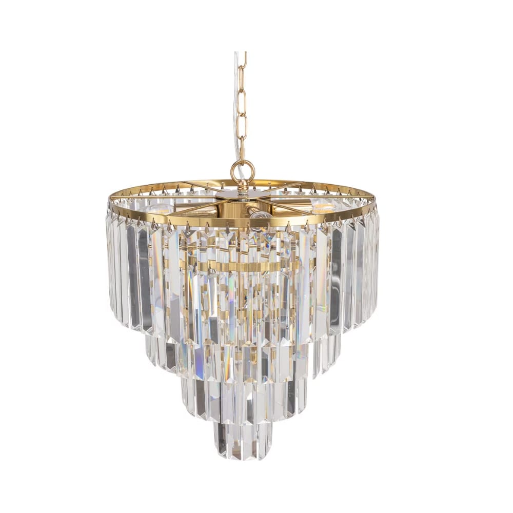 Chandelier Celestial Chandelier in Satin Brass