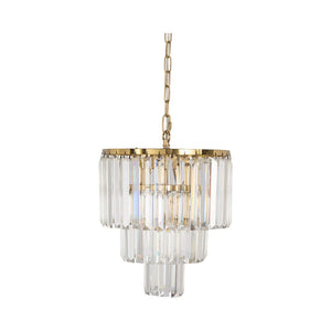 Chandelier Celestial Chandelier in Satin Brass