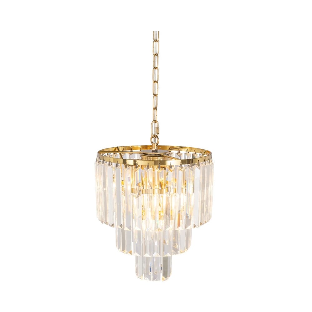 Chandelier Celestial Chandelier in Satin Brass