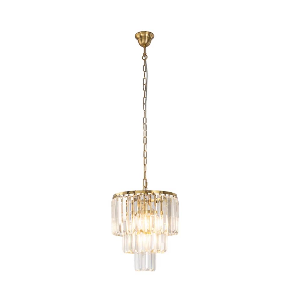 Chandelier Celestial Chandelier in Satin Brass