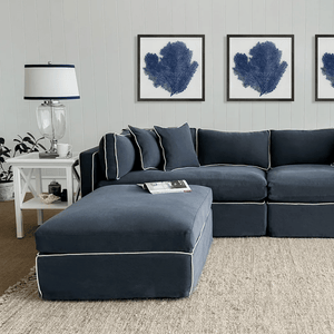 Table Lamps Charlotte Glass and Nickel Lamp with White Linen Shade