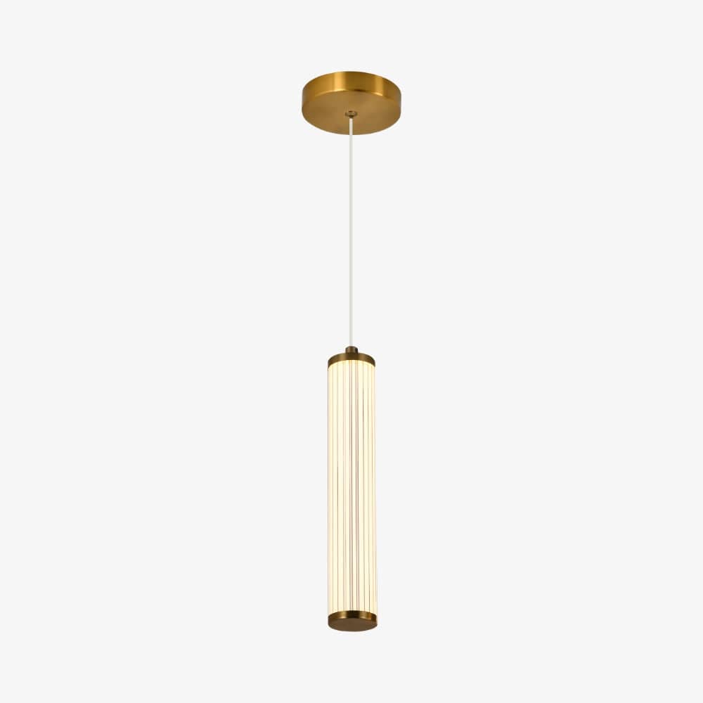 Interior Pendant Charm Modern Fluted 1 Light Pendant