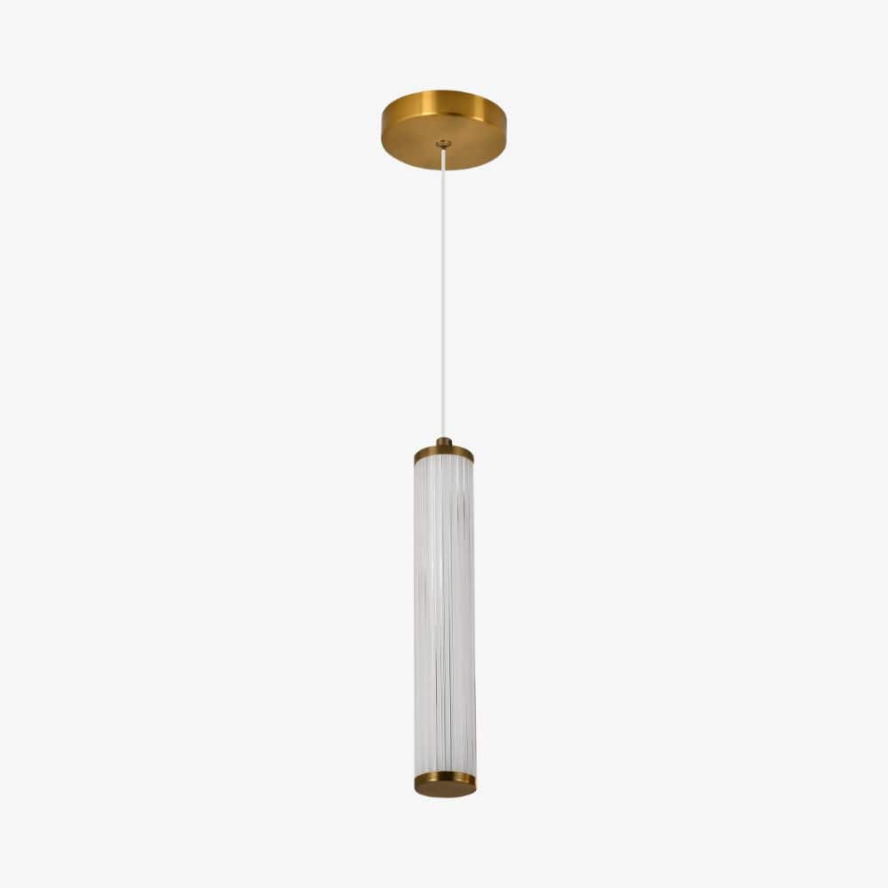 Interior Pendant Charm Modern Fluted 1 Light Pendant