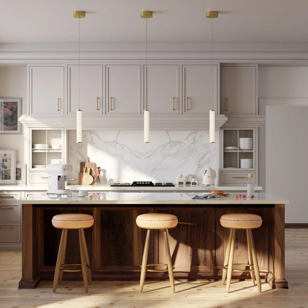 Interior Pendant Charm Modern Fluted 1 Light Pendant