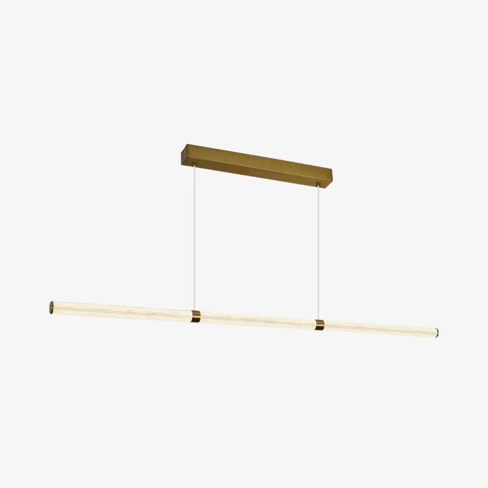 Linear Pendant Charm Modern Fluted Linear Pendant Light