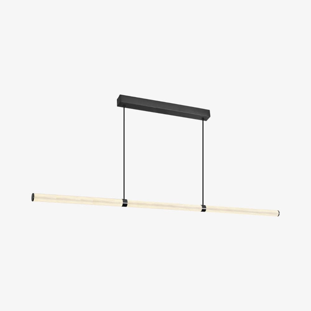 Linear Pendant Charm Modern Fluted Linear Pendant Light