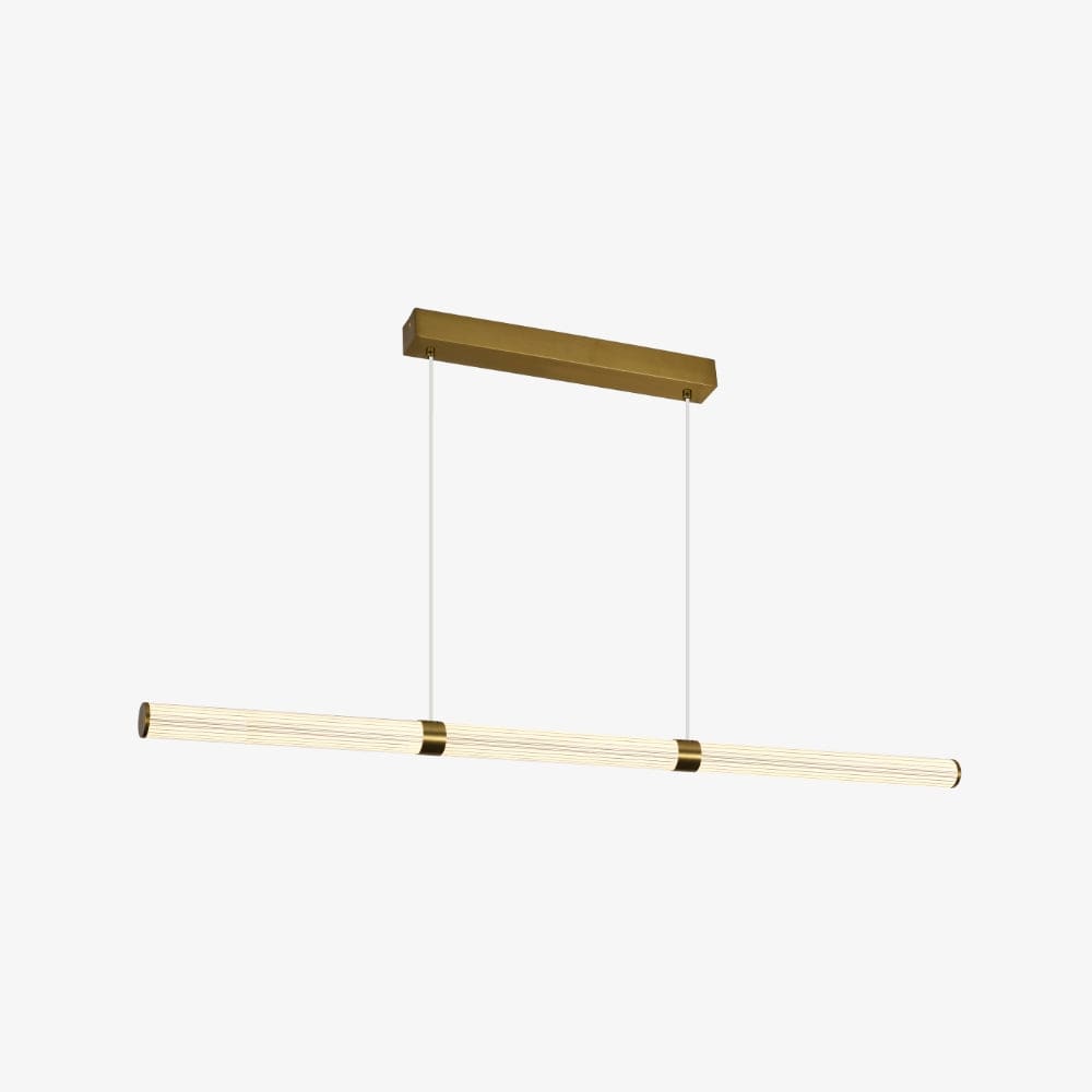 Linear Pendant Charm Modern Fluted Linear Pendant Light