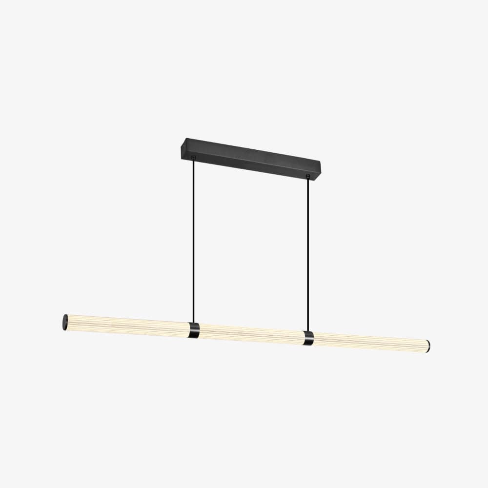 Linear Pendant Charm Modern Fluted Linear Pendant Light